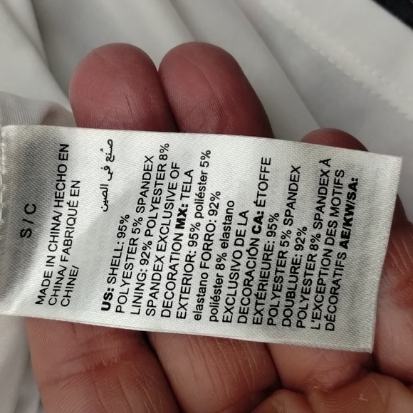 White House Black Market pink paisley halter dress size small with accents - Picture 12 of 13